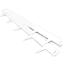Kantopsluiting Metal wit gecoat